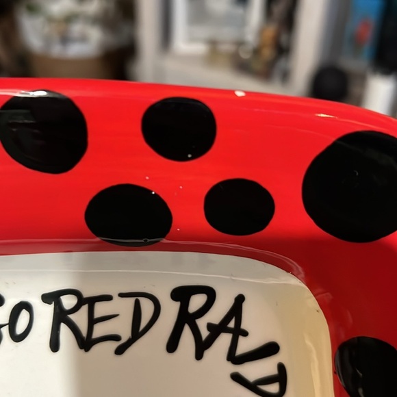 Texas Tech Red Raiders party platter ceramic - Picture 5 of 5